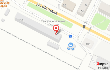 Банкомат ВТБ на улице Шотмана на карте