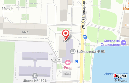 Ника на улице Сталеваров на карте