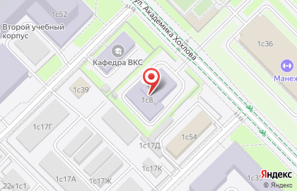 Шиномонтажная мастерская на Ленинских Горах на карте
