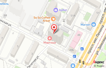 Салон связи МегаФон на Бакинской улице на карте