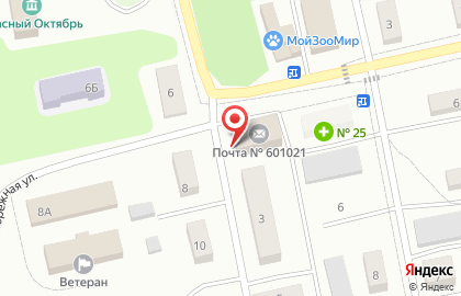 Городская библиотека на улице Свердлова на карте