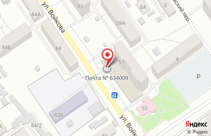 Почта Банк в Томске на карте