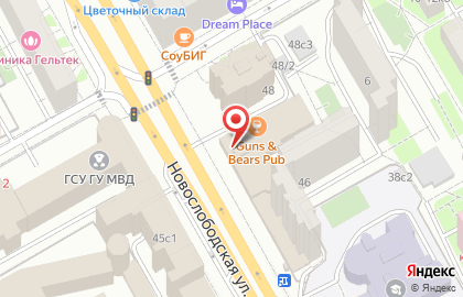 Пиццерия Додо Пицца в Москве на карте
