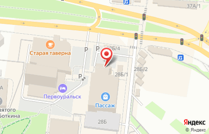 Супермаркет цифровой и бытовой техники DNS на проспекте Ильича в Первоуральске на карте