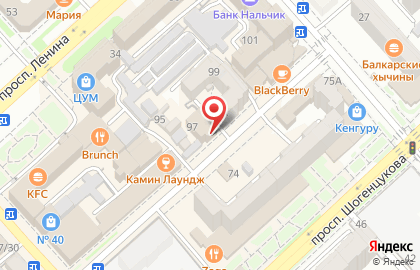 Салон связи Билайн на улице Пушкина на карте