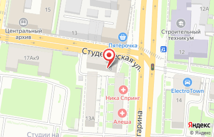 РСТ на Ленинской на карте
