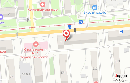 Продовольственный магазин на площади Карла Маркса на карте