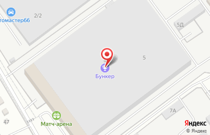 Бункер№5 на карте
