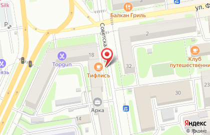 Провита на Советской улице на карте