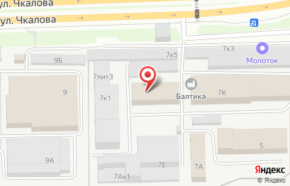 Группа компаний Центр Крепежных Изделий в Свердловском районе на карте