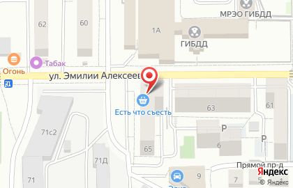 Пивной магазин Бочка на улице Эмилии Алексеевой на карте
