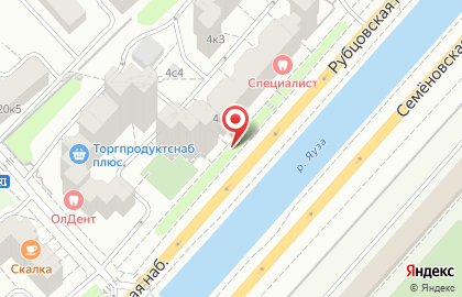 Веткард на Рубцовской набережной на карте