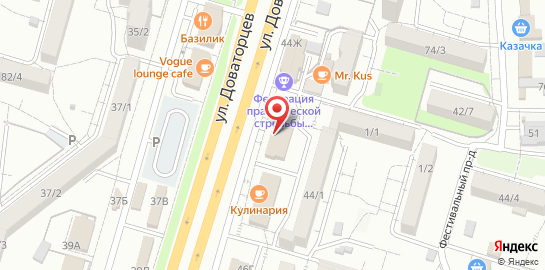 Ритуальная служба на улице Доваторцев на карте