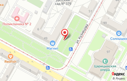 КПРФ в Краснооктябрьском районе на карте