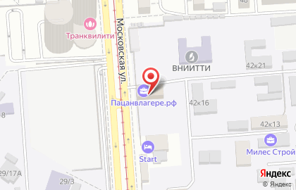 Типография Альбатрос плюс на Московской улице на карте