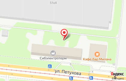 ООО Клаксон на улице Петухова на карте