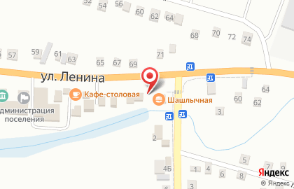 Магазин фастфудных изделий на Степной улице на карте