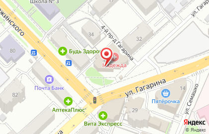 Онион на улице Гагарина на карте