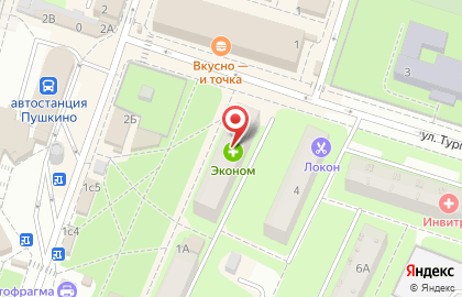Колбасная лавка Останкино на улице Тургенева на карте