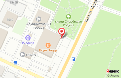 Центр медицинской оптики в Калининском районе на карте