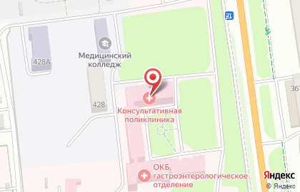 Сахалинская областная больница на улице Мира на карте