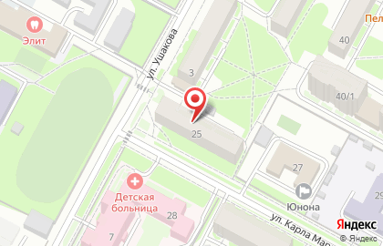 Медуза, аквасалон на карте