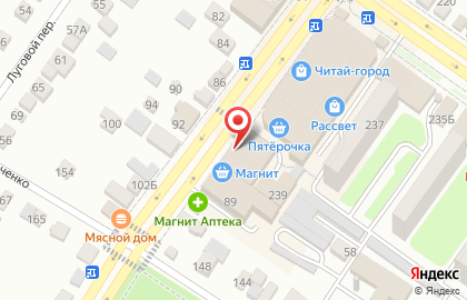 Магазин овощей и фруктов в Ростове-на-Дону на карте
