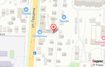 Пекарня-кондитерская Хруст-Хлеб в Центральном районе на карте