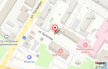 Третейский суд на улице Булатова на карте