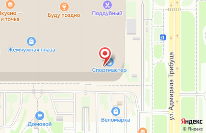 Магазин спортивных товаров Спортмастер в Красносельском районе на карте