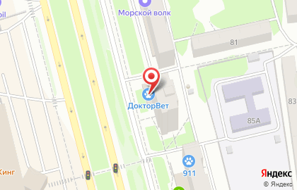 Ветеринарная клиника ДокторВет на проспекте Ибрагимова на карте