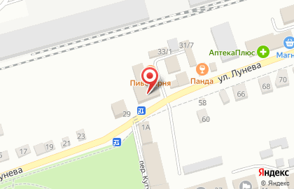 Шинный центр Пин-Авто на улице Лунева на карте