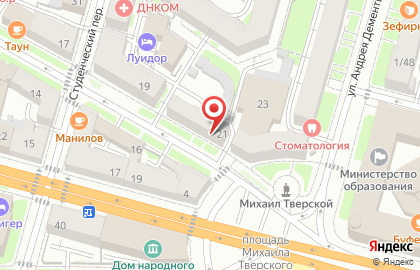 Страховая компания Росгосстрах в Твери на карте