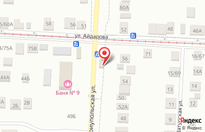 Продуктовый магазин Авокадо на Центрально-Мариупольской улице на карте