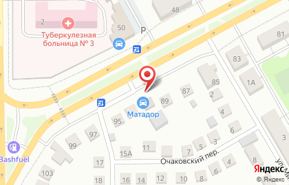 Автомастерская Матадор на Московской улице на карте