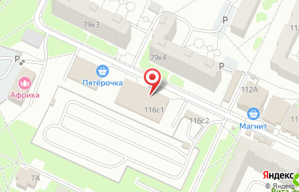Магазин текстиля для дома на ул. Рябикова, 116 ст1 на карте