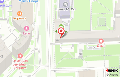 Баттерфляй на Варшавской улице на карте