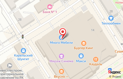 Салон Много Мебели на проспекте Ленина на карте