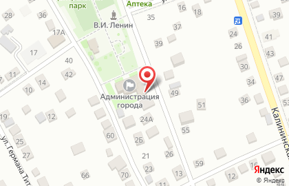 Краснослободская детская библиотека на карте