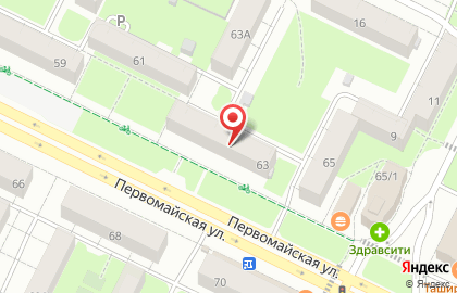 Pixel на Первомайской улице на карте