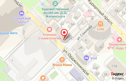 House in Sochi на карте