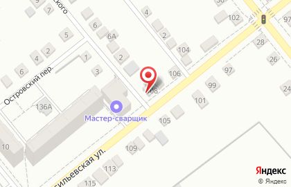 Шиномонтажная мастерская на Васильевской улице на карте