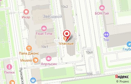 Салон красоты Сансара на Пулковской улице на карте