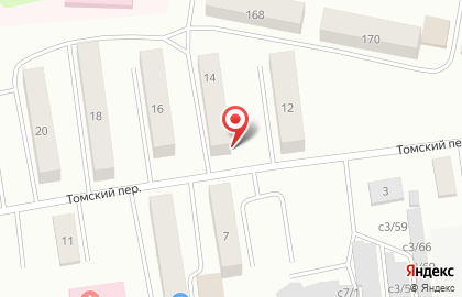 Магазин Серышевский в Томском переулке на карте