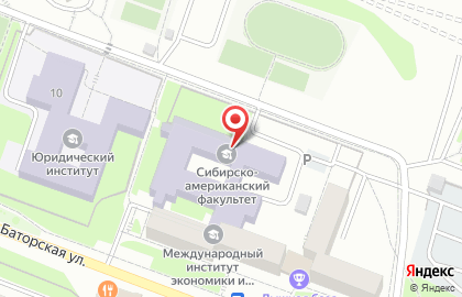 Иркутский Государственный Университет в Иркутске на карте