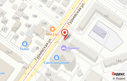 Салон Моя оптика на Гурьевской улице на карте