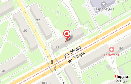 Аптека Планета Здоровья на улице Мира, 94 на карте
