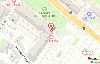 Бар Заводской бар в Брянске на карте
