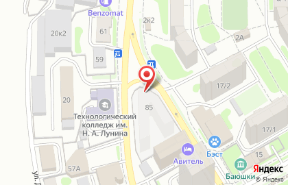 Автомойка на улице Дмитрия Шамшурина на карте