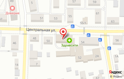 Аптека Живика на Центральной улице на карте